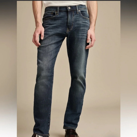 Lucky Brand 410 Athletic Straight Fit Blue Jeans men’s size 40x30 - Picture 4 of 10